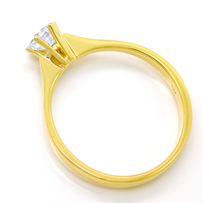 Foto 3 - Diamant Verlobungsring mit 0,42ct Brillant 18K Gold, Q2451