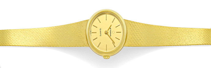 Foto 1 - Eterna Damen Milanaise-Armbanduhr 18K Gelbgold, U2264